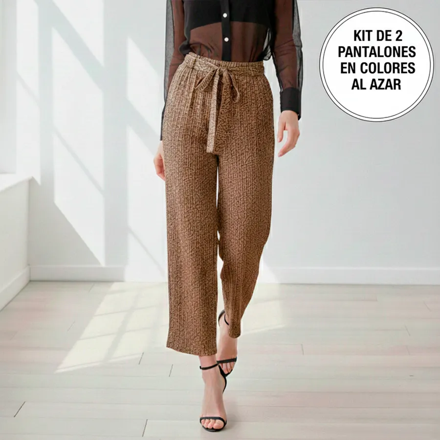2502-N KIT DE 2 PANTALONES 8190